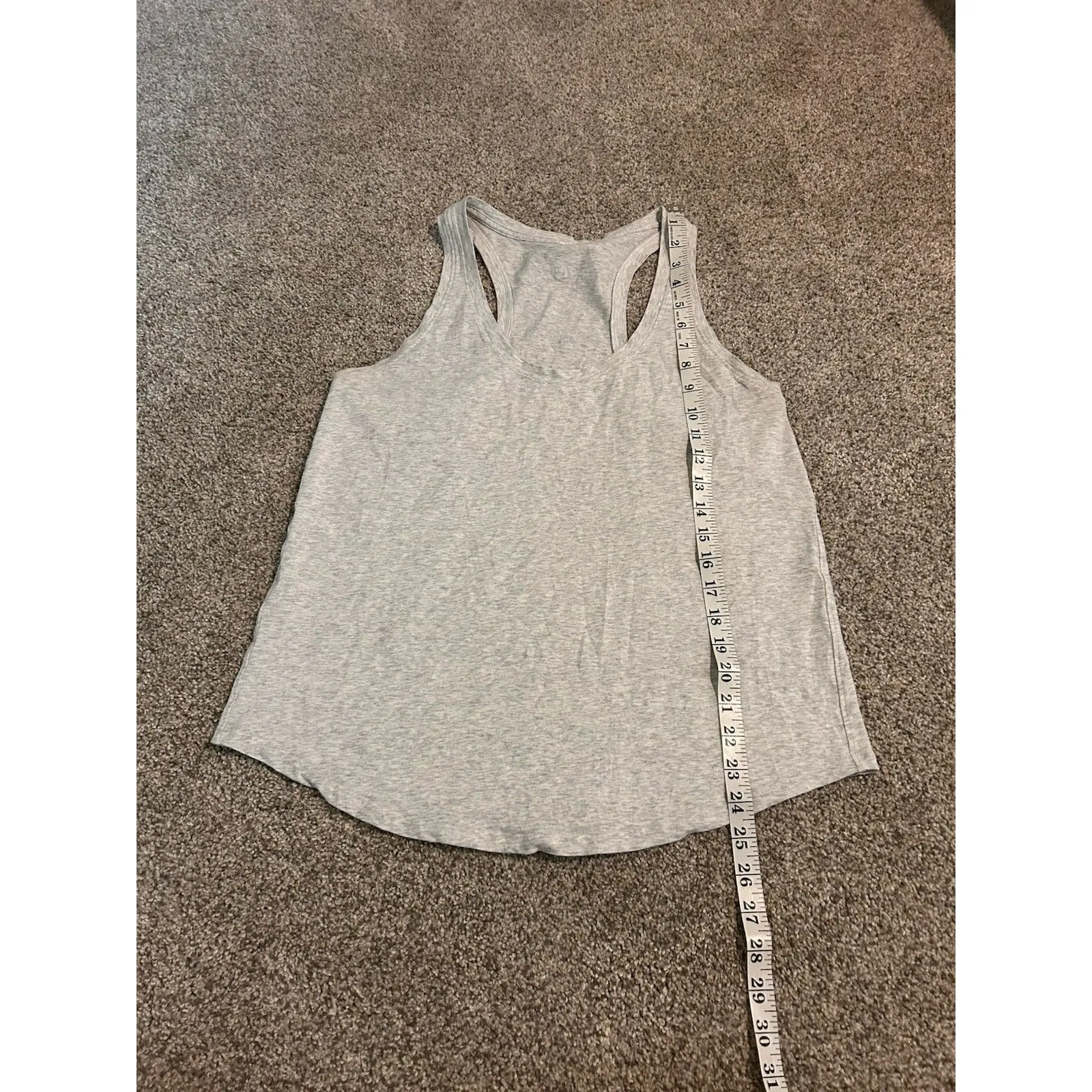 Women’s Lululemon Love Tank Top‎ Heathered Core Ultra Light Grey Size 6/8 Gray - Image 5