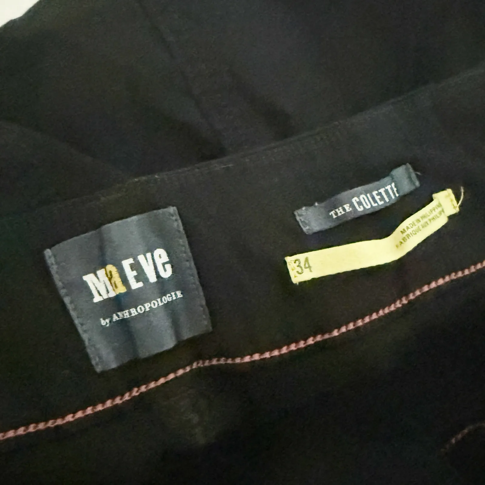 MAEVE x ANTHROPOLOGIE | The Colette Magic Fabric Crop Wide-Leg Pants Black | 34 - Image 8