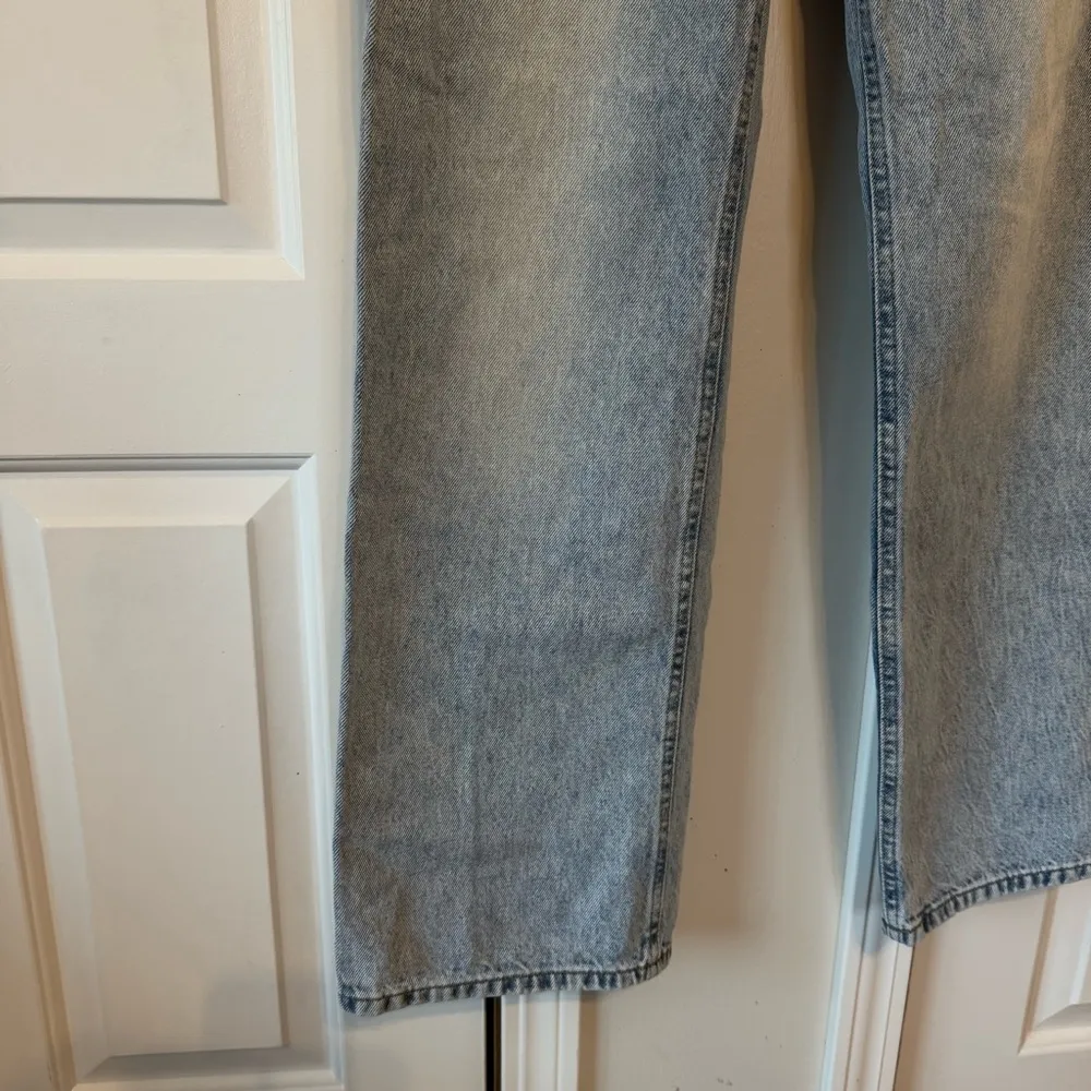 Cuidado Con El Perro Women’s Light Wash Straight Denim Jeans 100% Cotton Size 4 Blue - Image 5