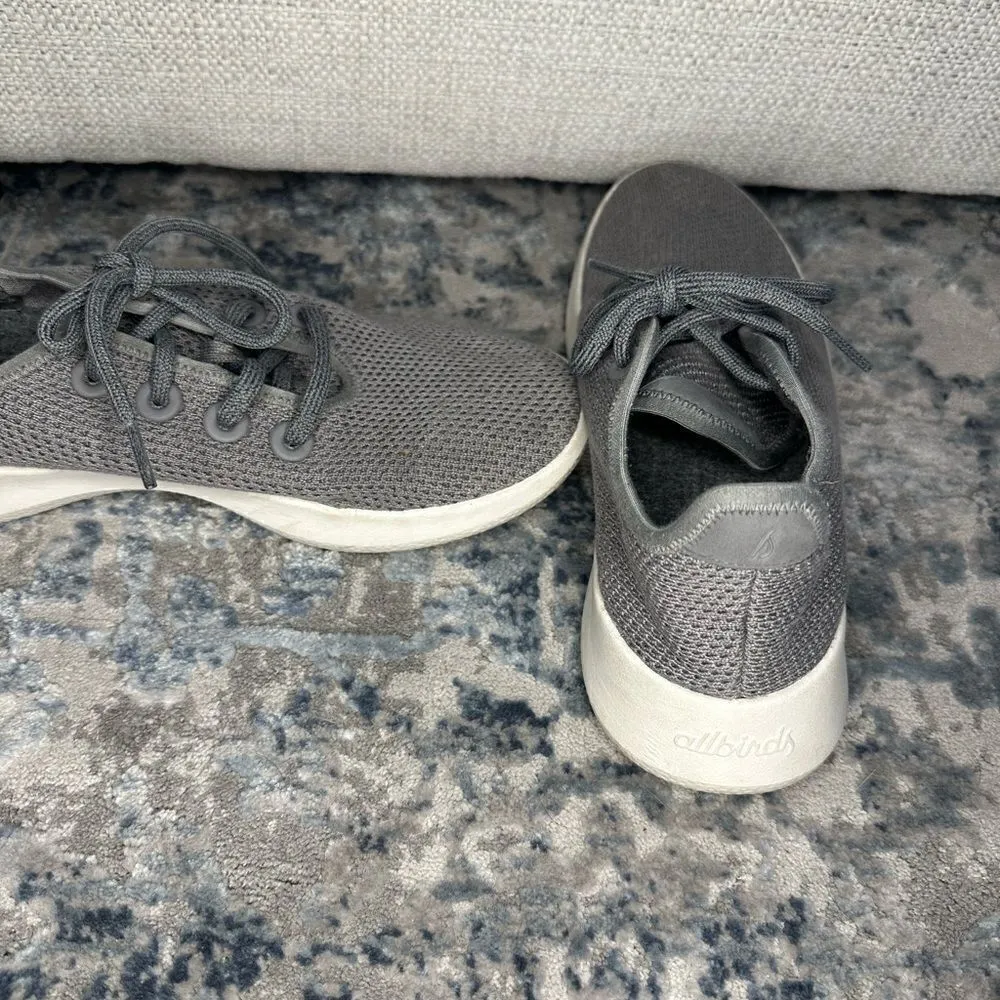 Allbirds Women's Tree Runner in Mist (White Sole) - Image 7