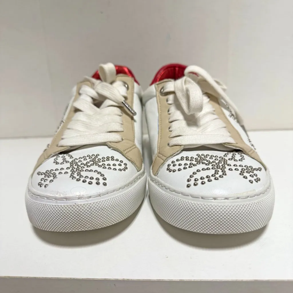 Zadig & Voltaire Zv1747 Studded Leather Sneakers - Image 6