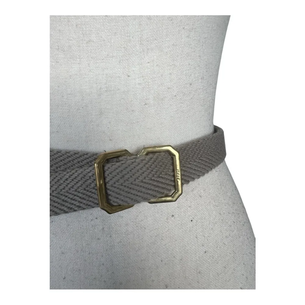 Vintage Gray and Gold Belt Accessories Size M - Image 4