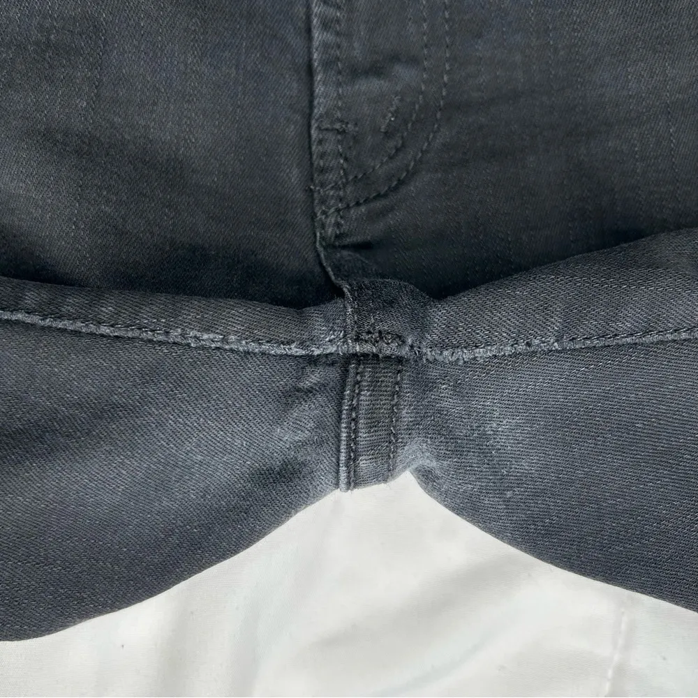 Mother Insider Crop Step Fray jeans Not Guilty 30 Black - Image 14