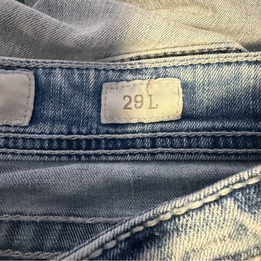 BKE Stella Boot Stretch Jeans in Bain light wash size 29L low rise bootcut - Image 9