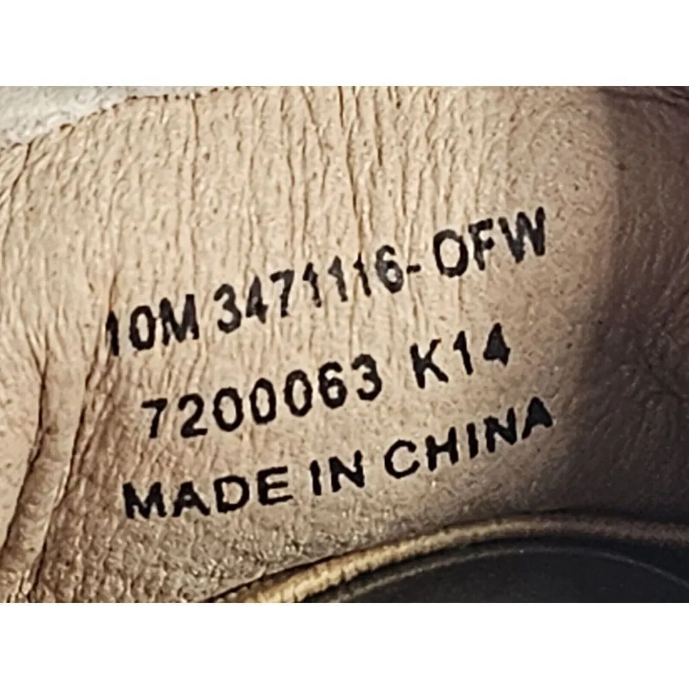 Frye Mindy Off White Leather Walking Casual Slip On Shoes Womens Size 10M - Image 8