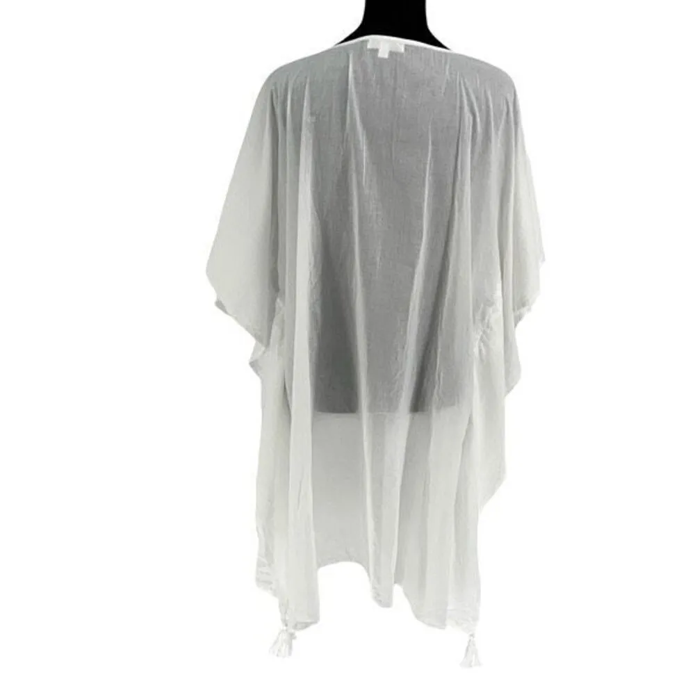 Debbie Katz South Beach Womens Embroidered Mystic Kaftan Cover - Image 7