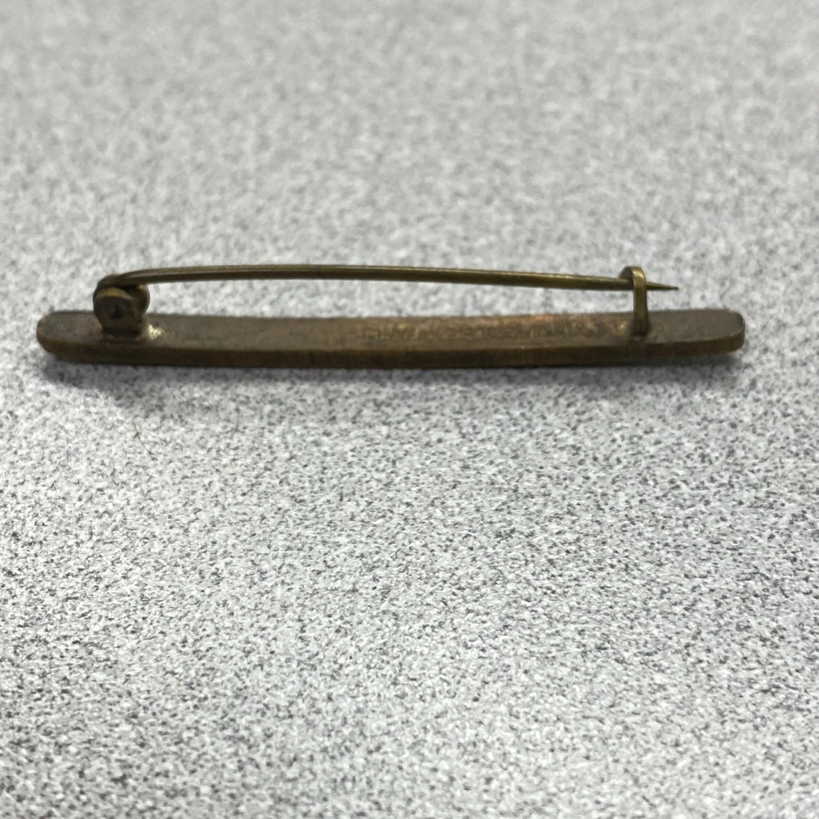 Antique Czechoslovakia Art Nouveau Enamel Floral Bar Brooch Collectible Pin White - Image 5