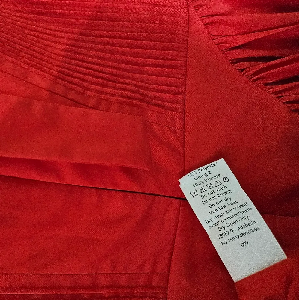 HOUSE OF CB 'Adabella' Italian Tomato Cotton Halter Sundress - Image 7