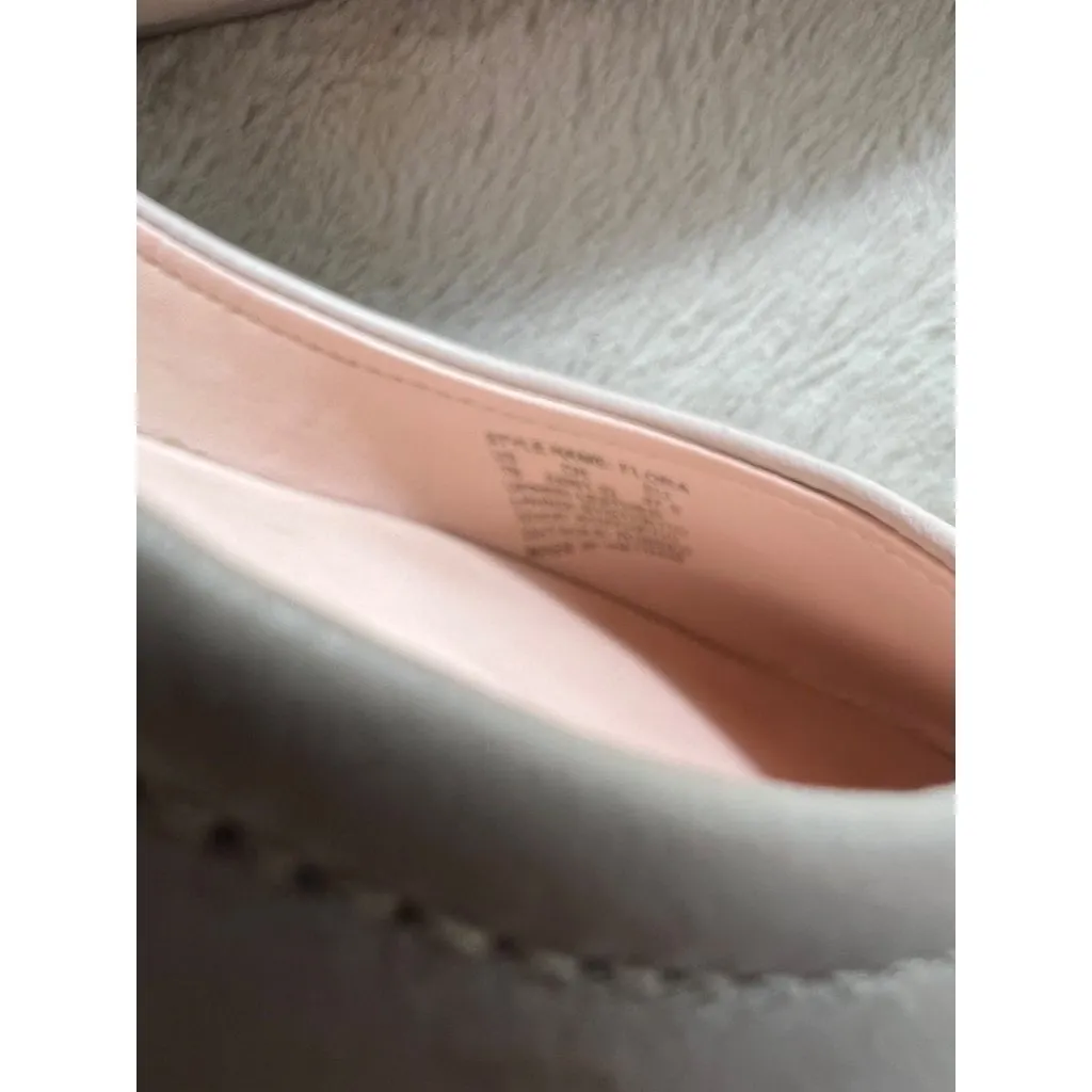 Kate Spade New York Pink Leather Ballet Flats With Bow & Spade Charm Womens Shoe - Image 5