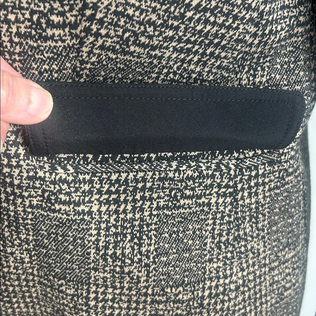 Elie Tahari Viscose Camel Black Business Casual Blazer Size 8 NWT - Image 6