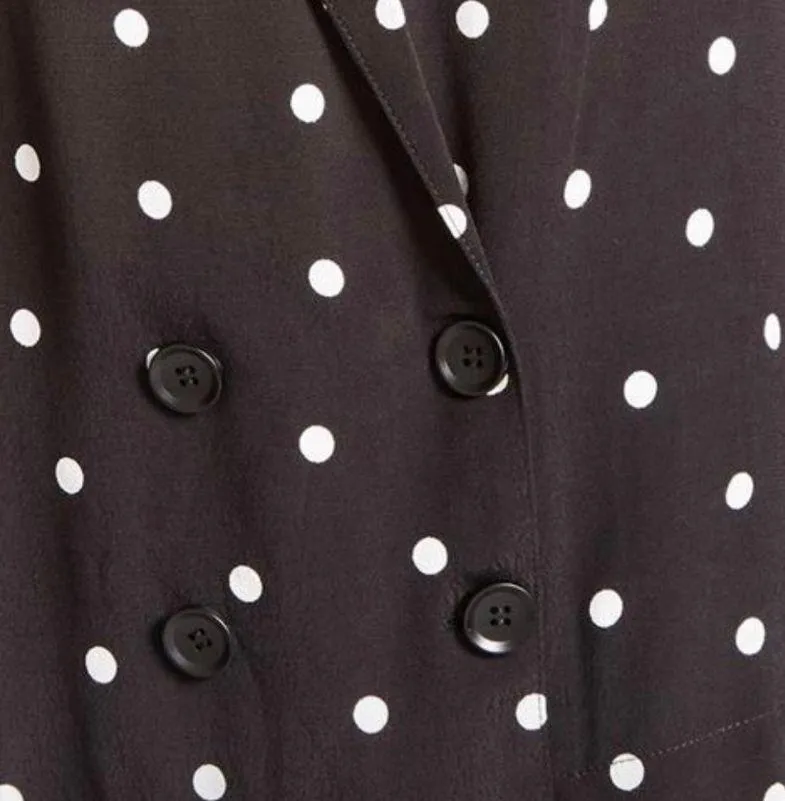 NWT Black Polka Dot Blazer - Image 5
