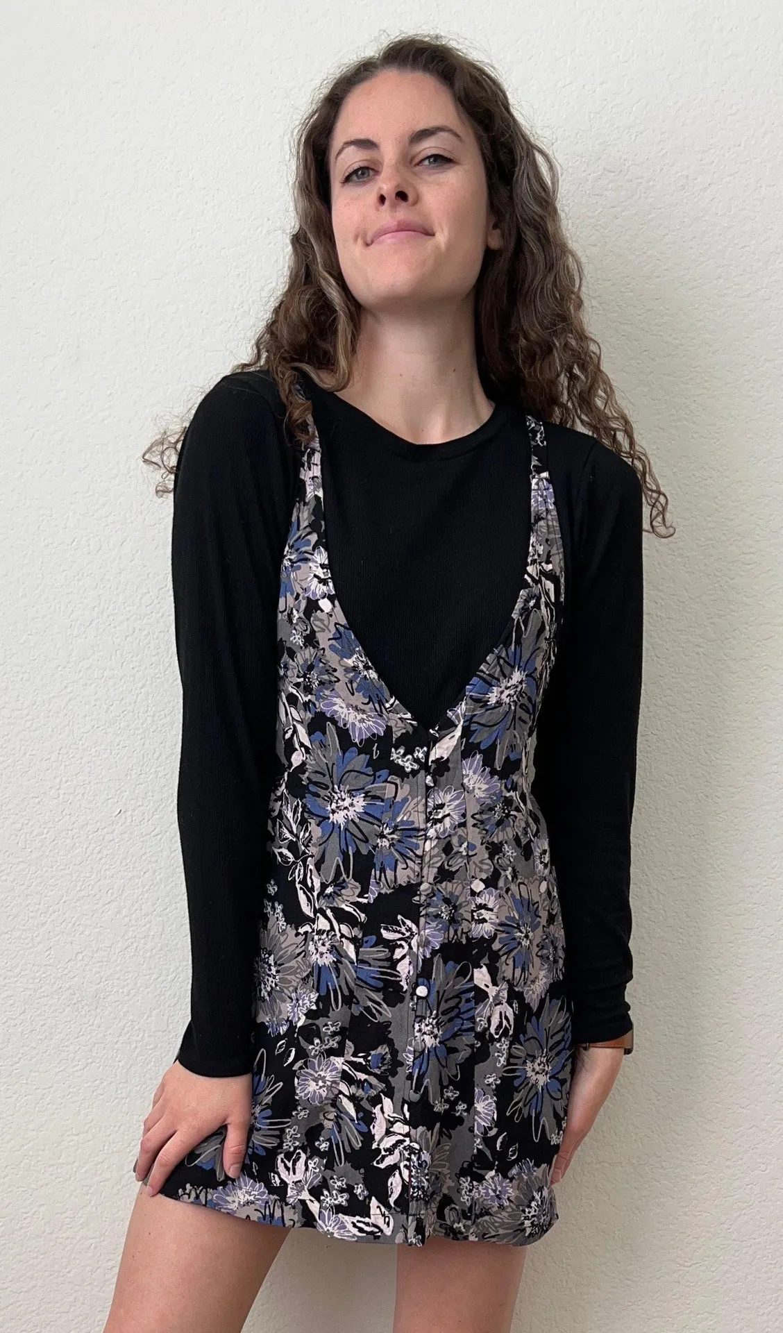 Purple Floral Dress - Image 8