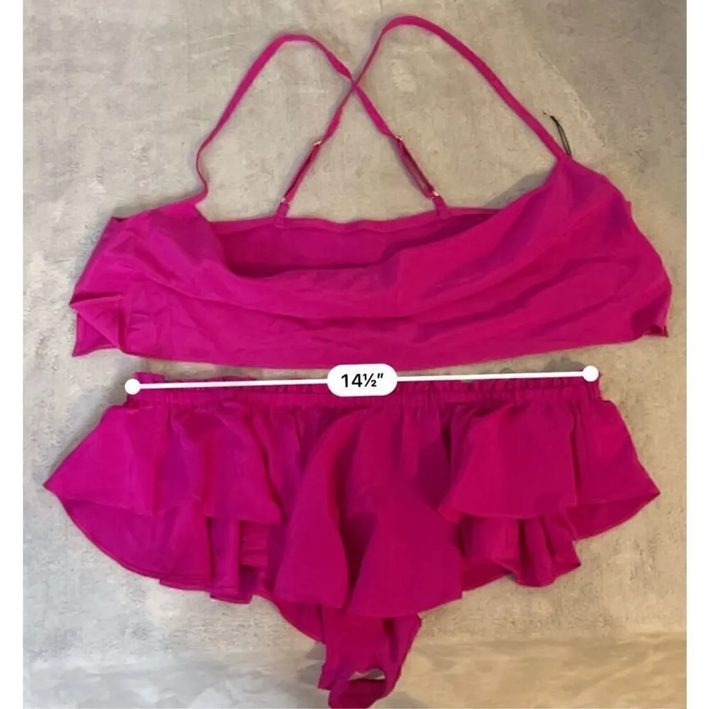 Women’s 100% Silk Cami Top & Bottoms Pink Set L/XL Size L - Image 7