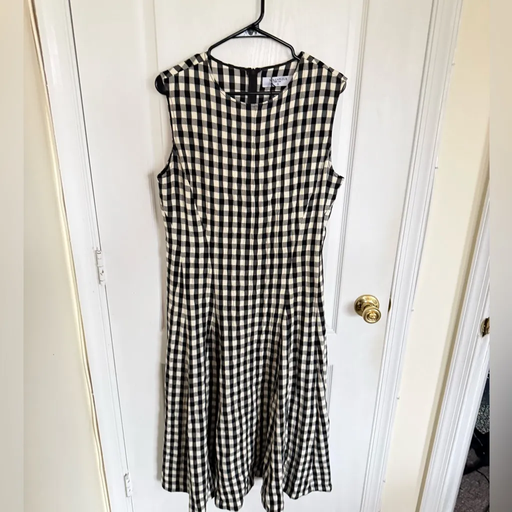 MM LaFleur NEW The Nyla Dress in Luxe Gingham - Image 9