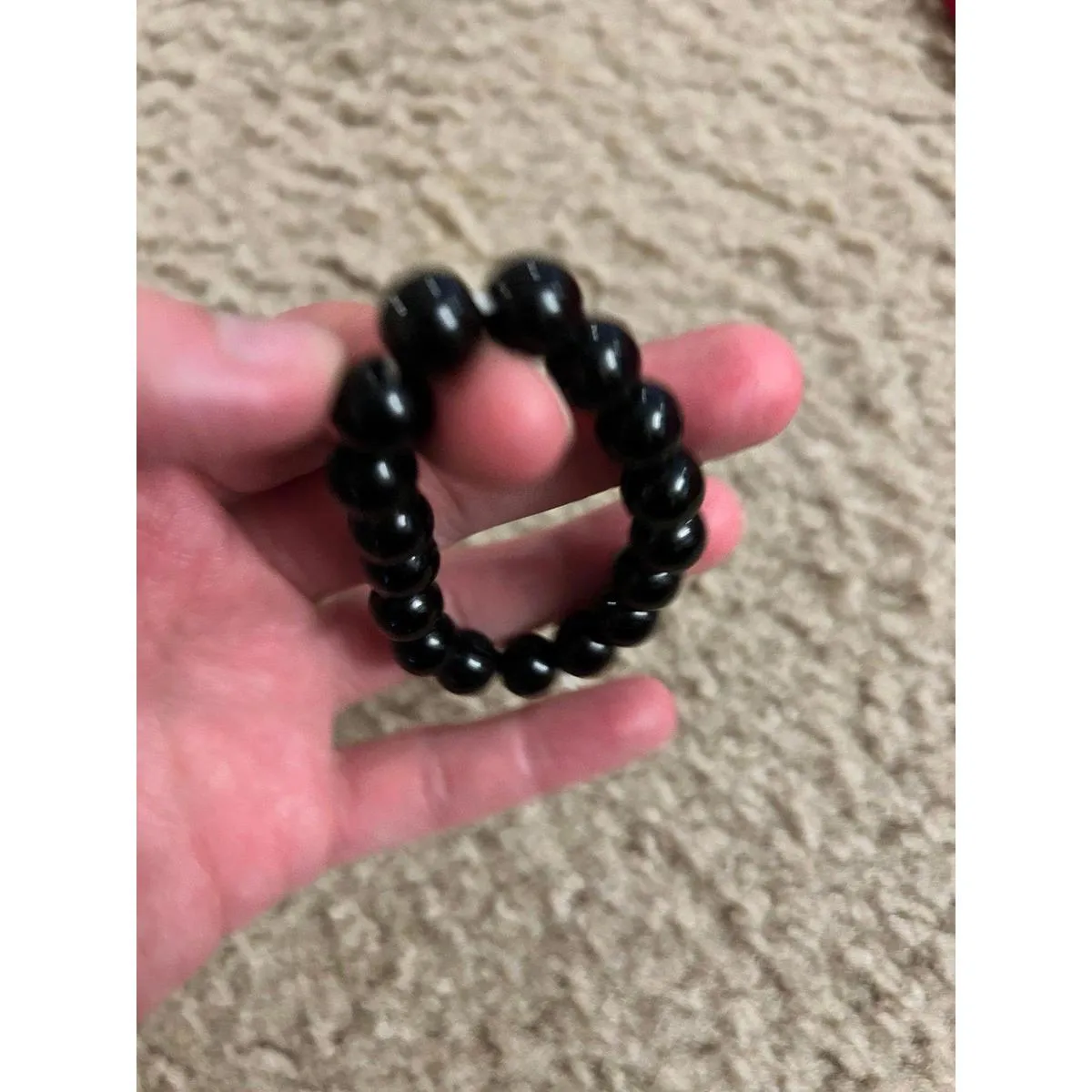 Bracelet black cute adjustable stretchy - Image 3