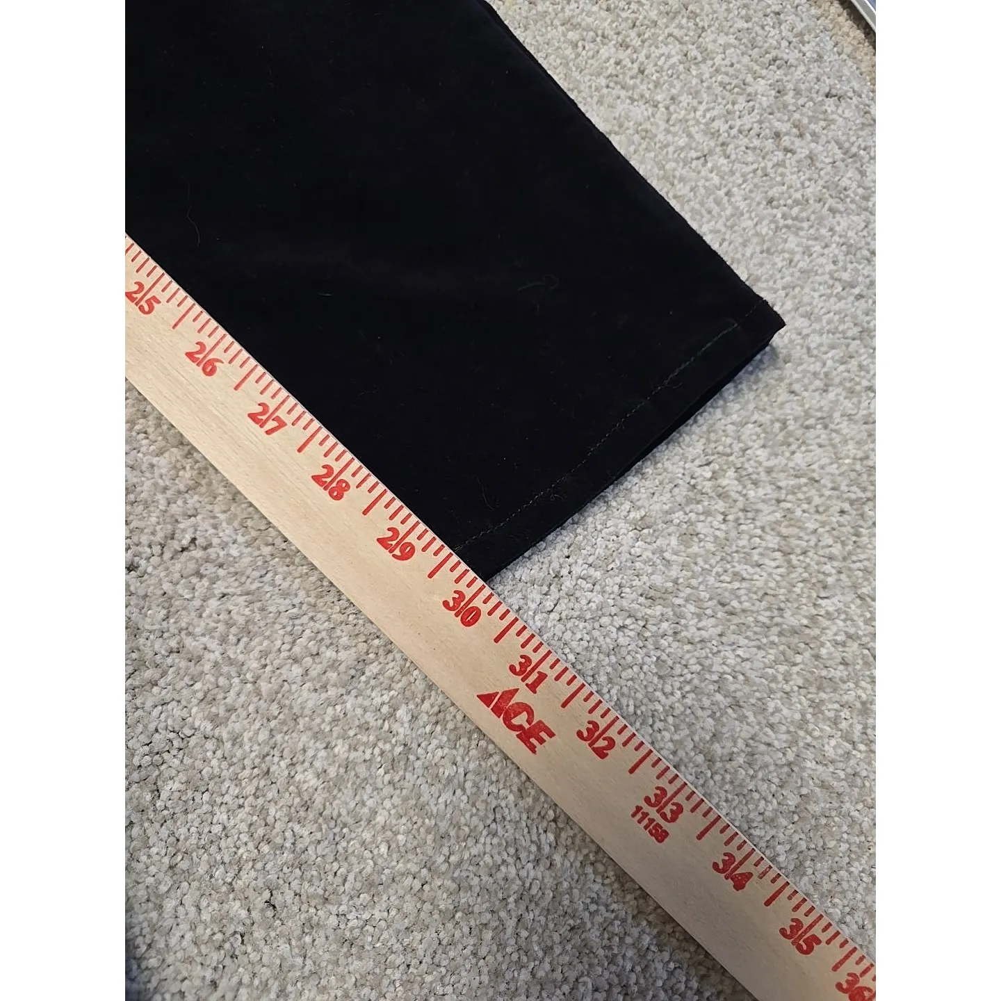 Veronica Beard‎ Pants Womens Jane Skinny Black Velvet Sailor Sz 31 - Image 8