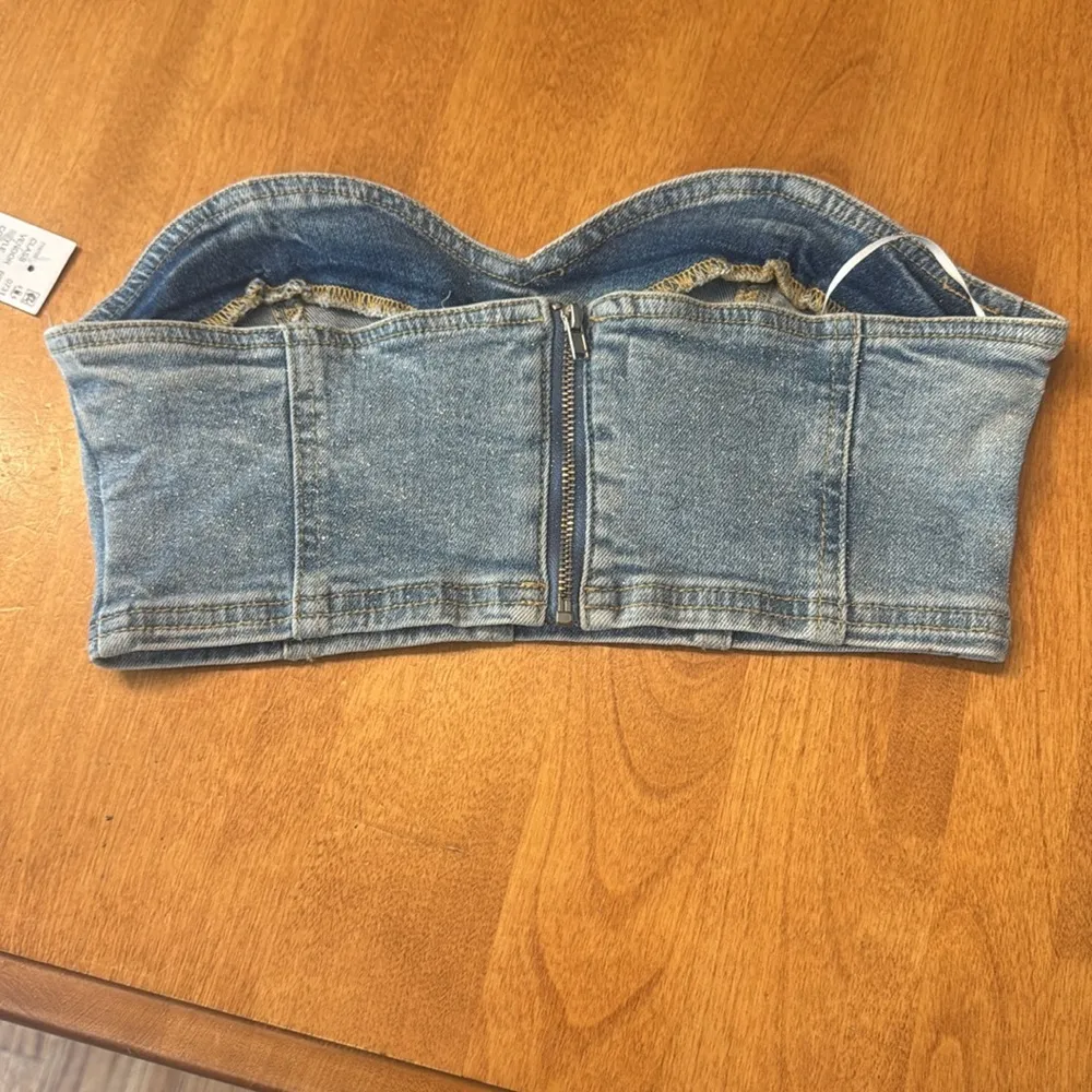 PacSun glitter frost tube top - Image 3