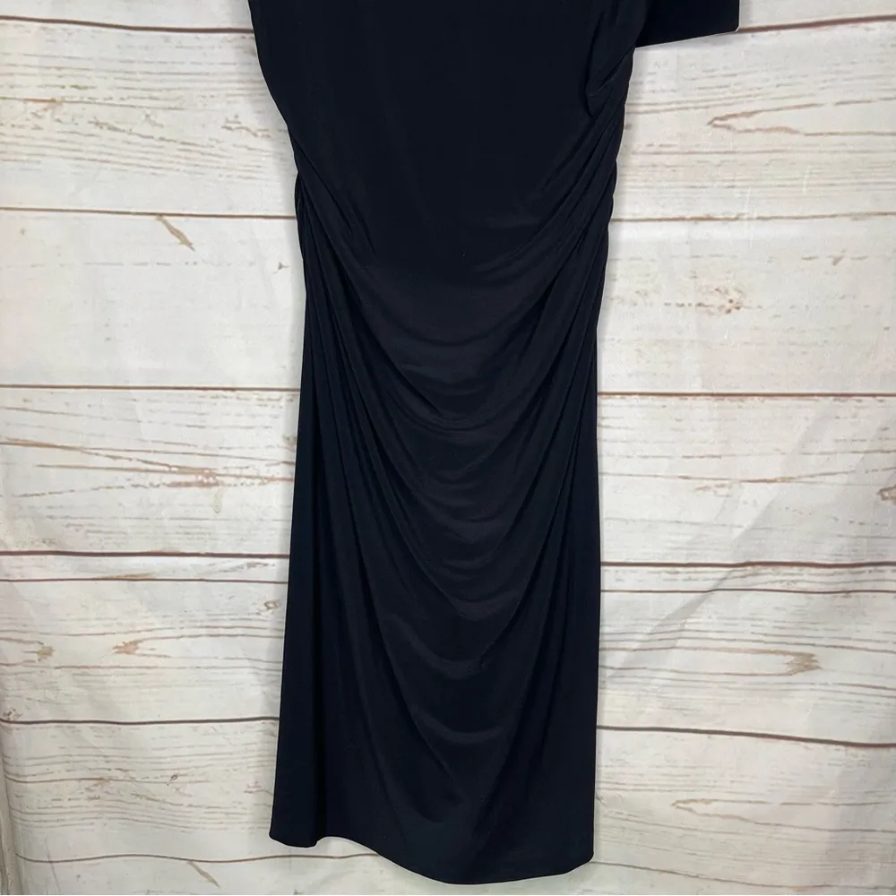 NWT $125 KAMALIKULTURE X NORMA KAMALI • Sleeveless Dress • Shirred Waist • Black - Image 8