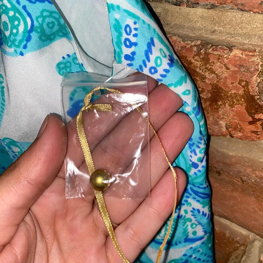 NWOT Lilly Pulitzer Target Sea Urchin White Blue Sleeveless Halter Top Size XS - Image 8