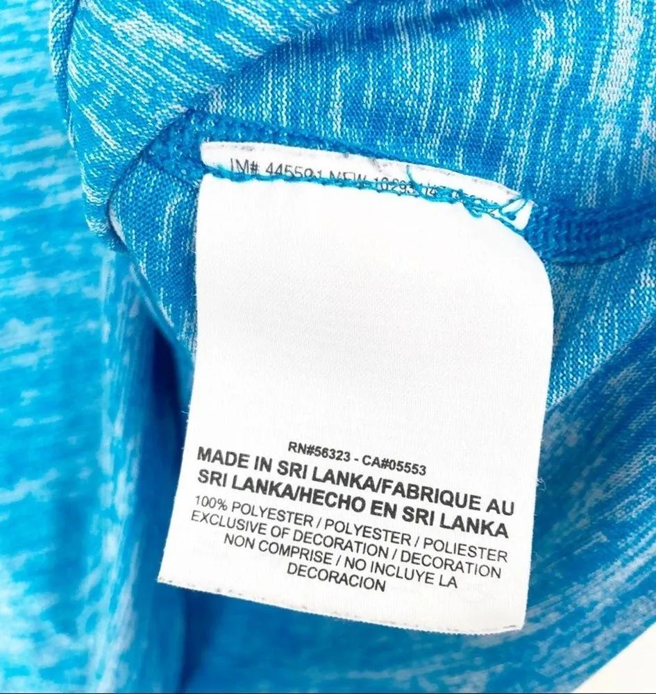 Nike Dri Fit Soul Cycle Blue Tank Top Sz M - Image 5