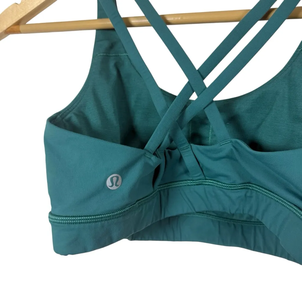 Lululemon Women’s Energy Sports Bra in Desert Teal Size 6 - Image 8