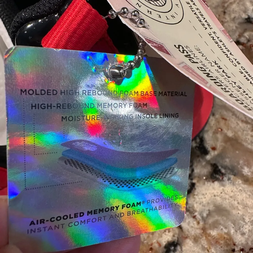 Skechers Womens Ashley Park Street Glam Point the Way Sneakers Preppy Sz 7.5 Red - Image 7