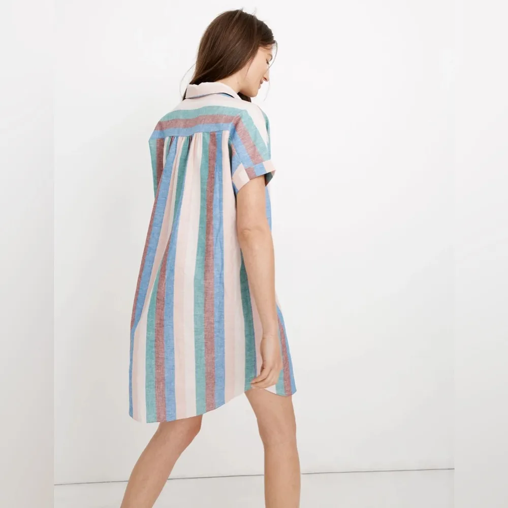 Madewell Central Shirtdress in Flagstaff Stripe - Image 2