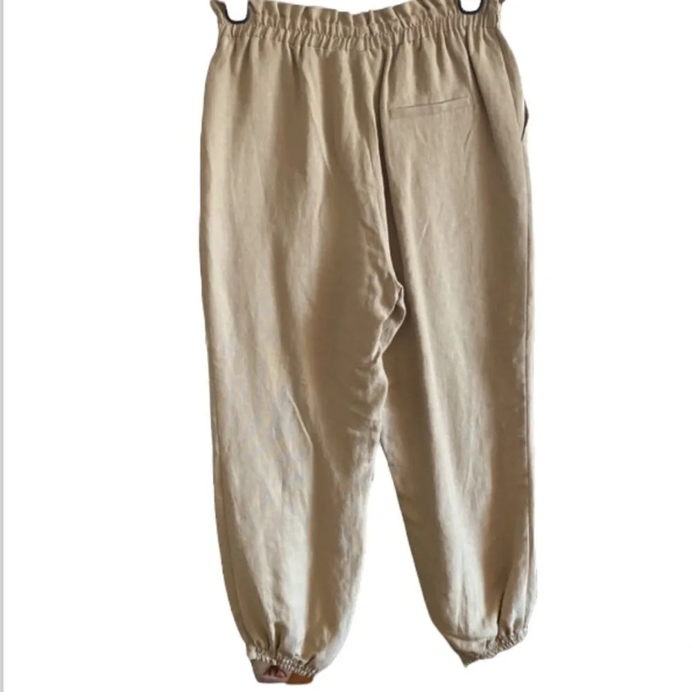 ✨ Zara Linen Blend Paperbag Jogger Pants✨ - Image 3