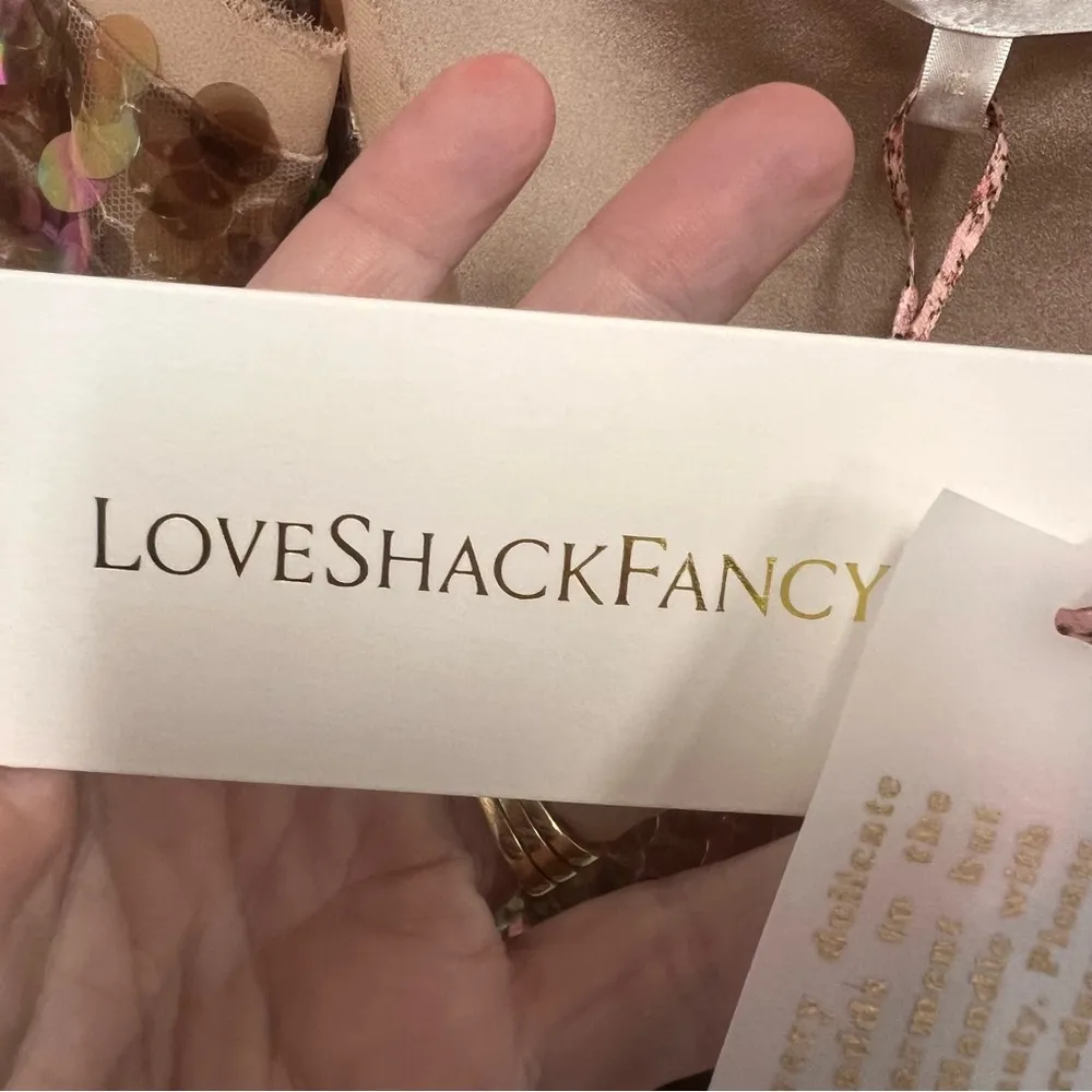 NWT LoveShackFancy Velma Tank in Tawny size 12 - Image 9