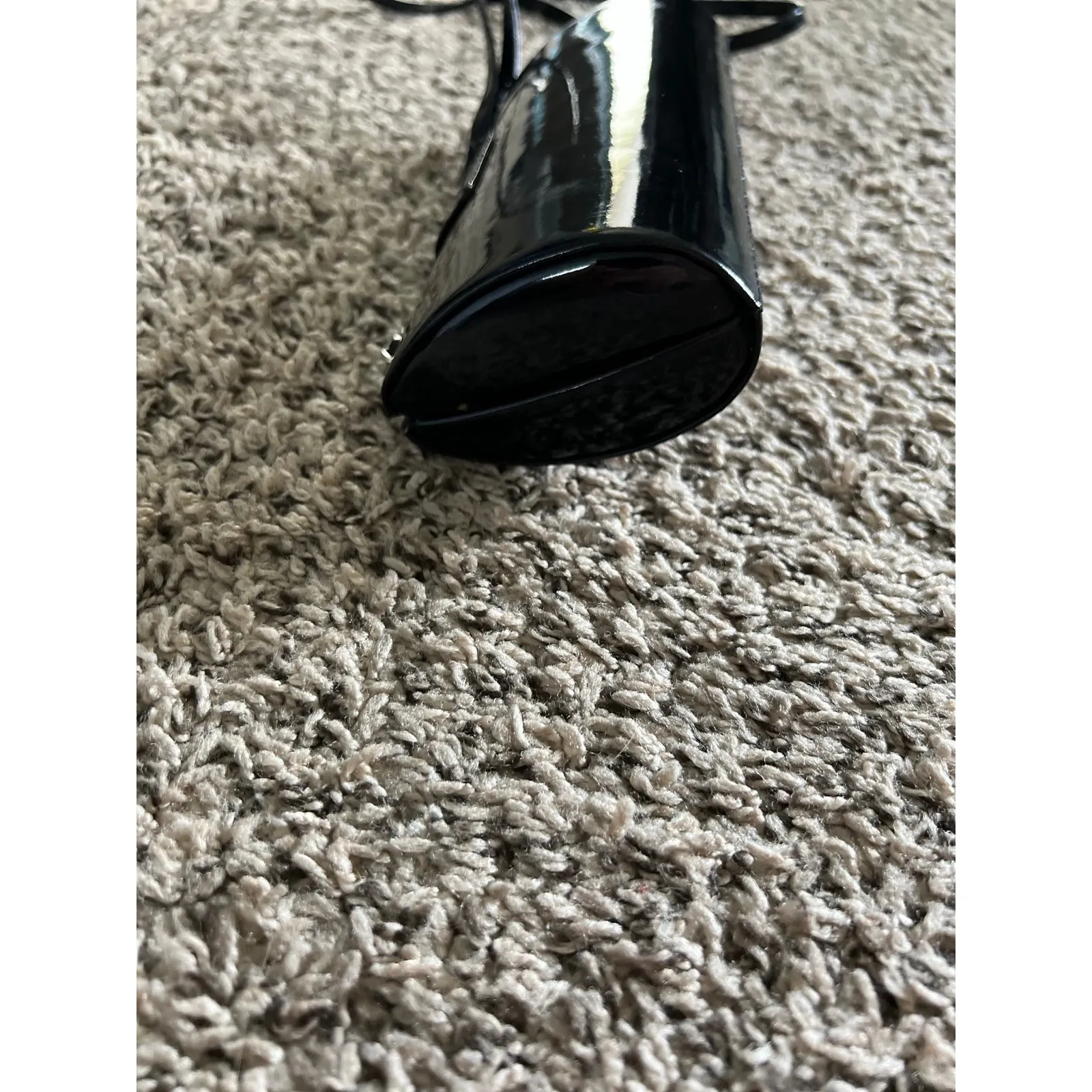 La Regale Black small  shoulder purse 8"x4"‎ - Image 8