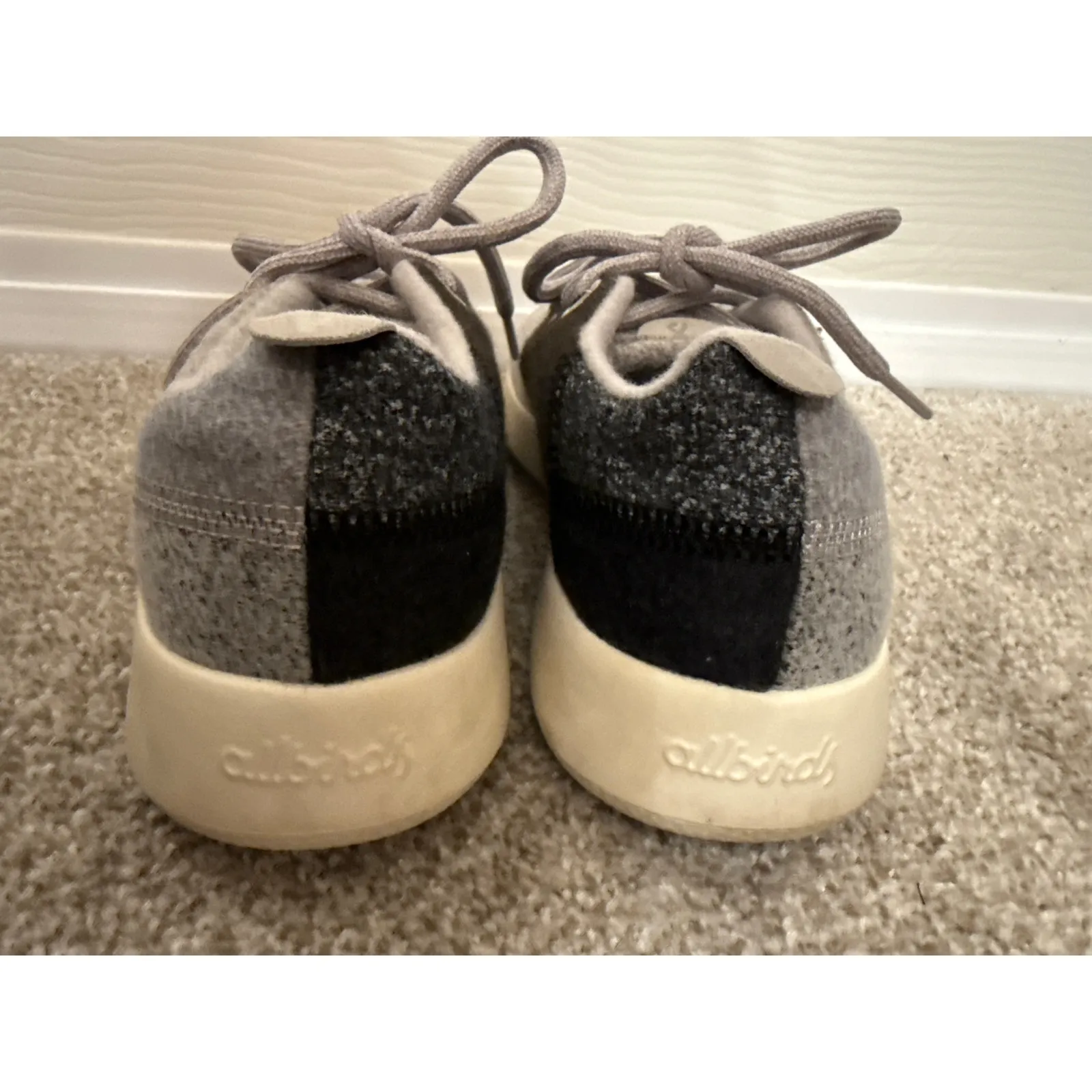 Allbirds Womens Color Block  Wool Runners Patchwork Limited Edition Grey Scale,7 - Image 8