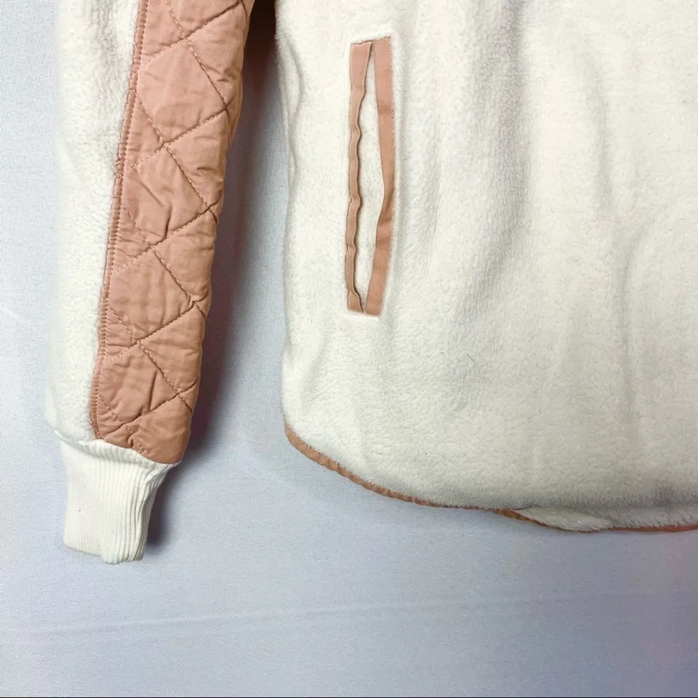 Abercrombie & Fitch Asymmetrical Snap Up Fleece Sweatshirt XXS - Image 7