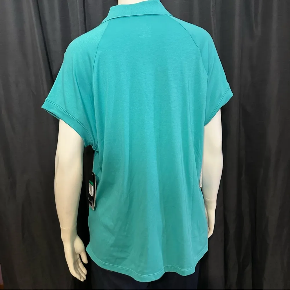 Nike Dri Fit UV Cap Sleeve Golf Polo AR4262-309 Women XL Brand New - Image 4