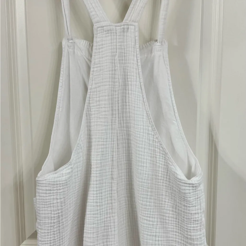 Z Supply Ivory Textured Overalls - Image 3