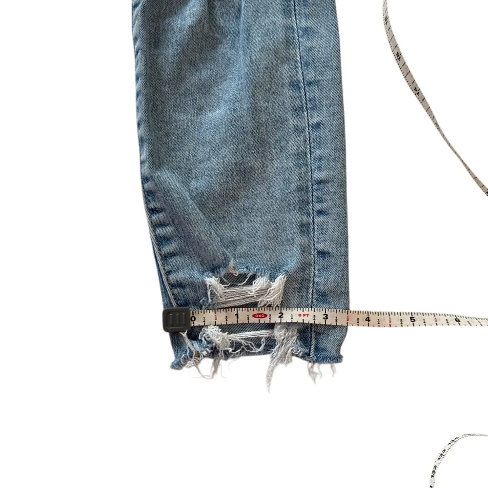 American Eagle High-Rise Distressed Light Wash Skinny Jeans Womens Size 00 Short - Image 8