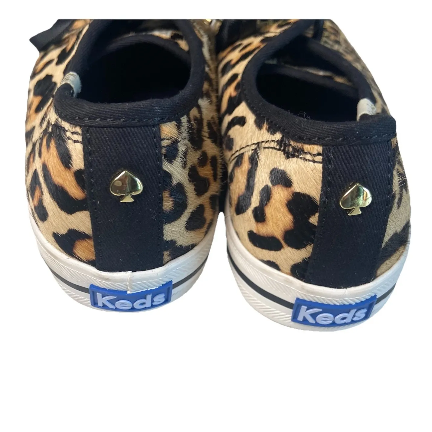 KEDS X KATE SPADE NEW YORK Kickstart Genuine Calf Hair Sneaker Cheetah Print 7.5 - Image 11