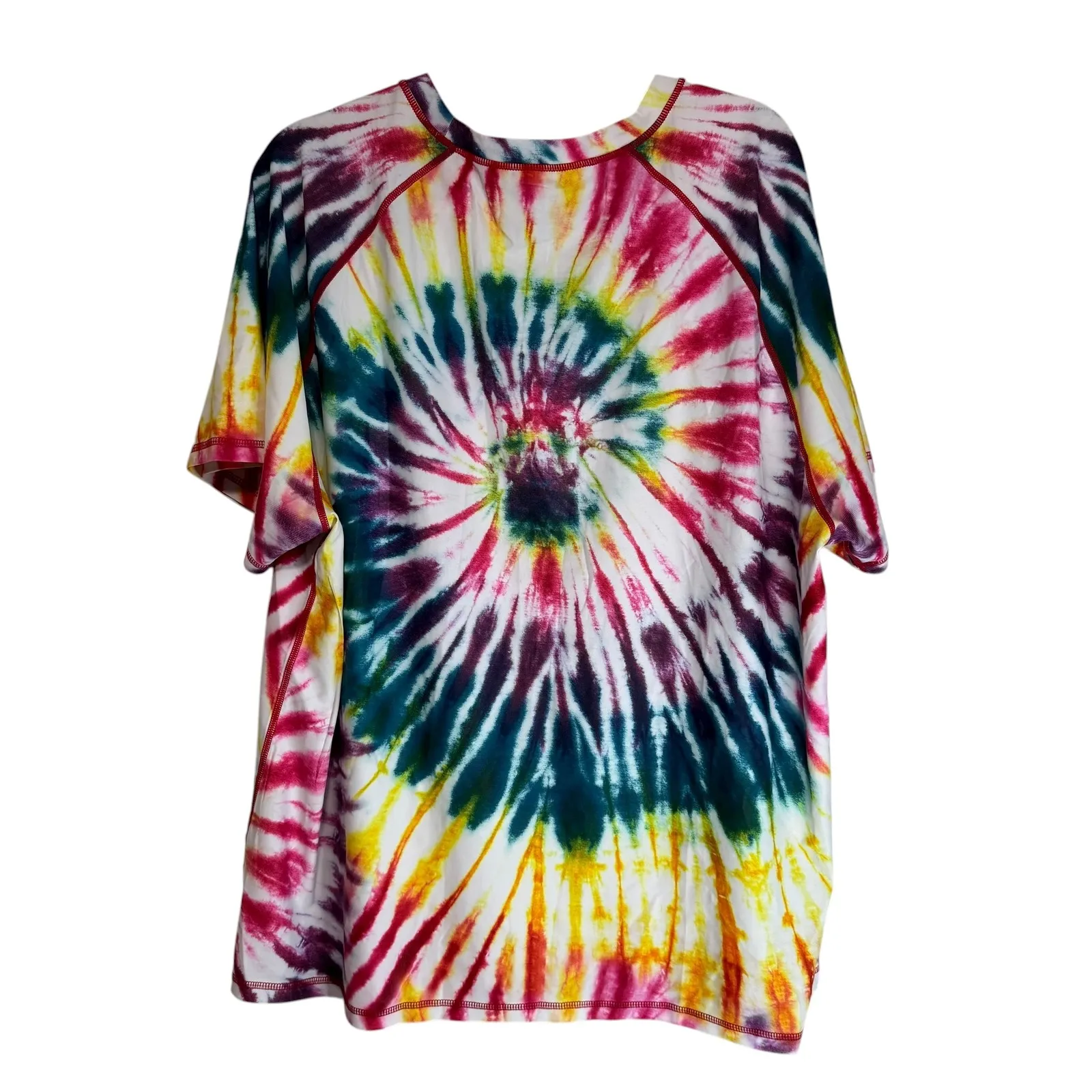 INNO Tie Dye T Shirt UPF 50+ Sun Protection Quick Dry Womens 4X White - Image 9