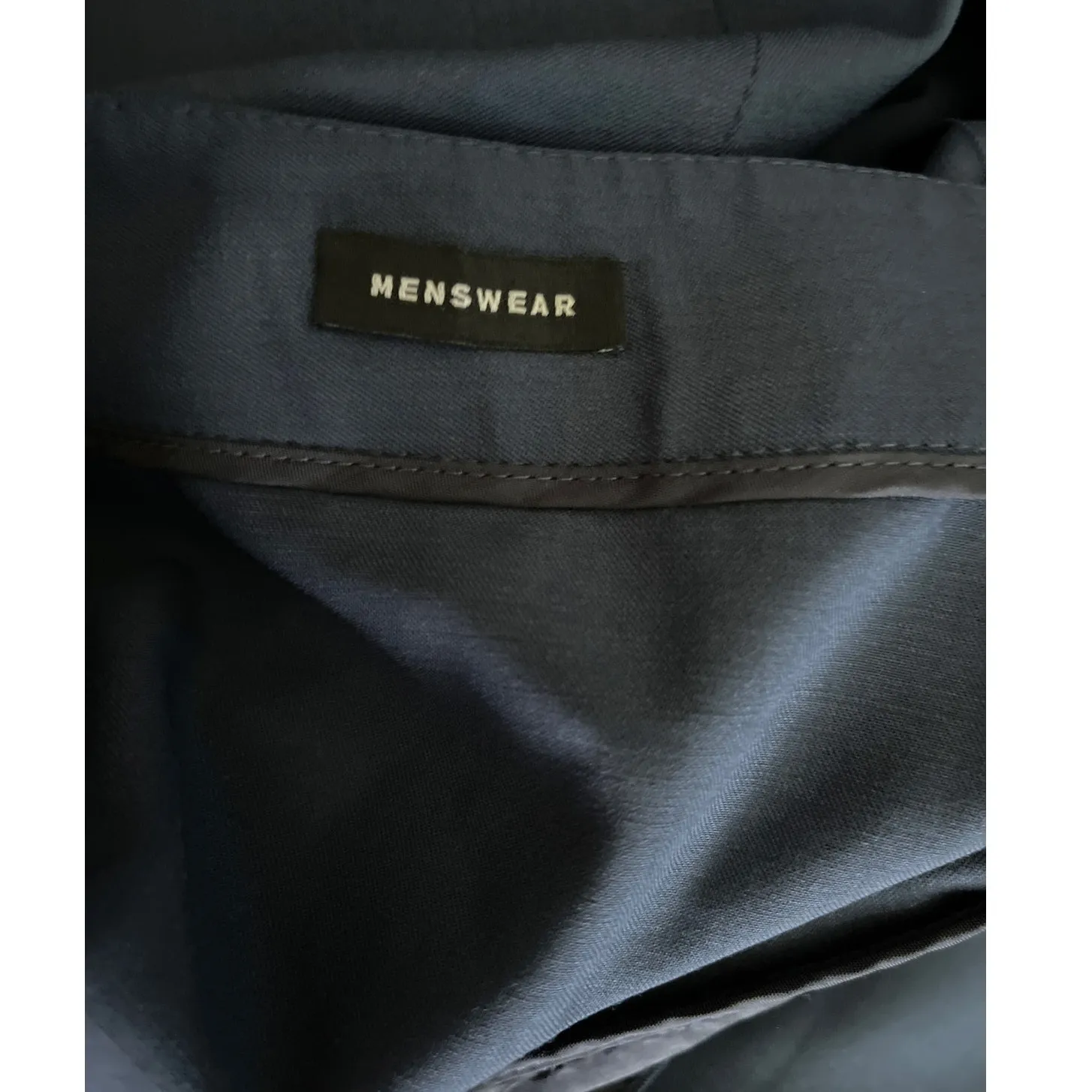 Lafayette‎ 148 New York Light Wool Navy Blue Menswear Style Career Pants Size 6 - Image 9