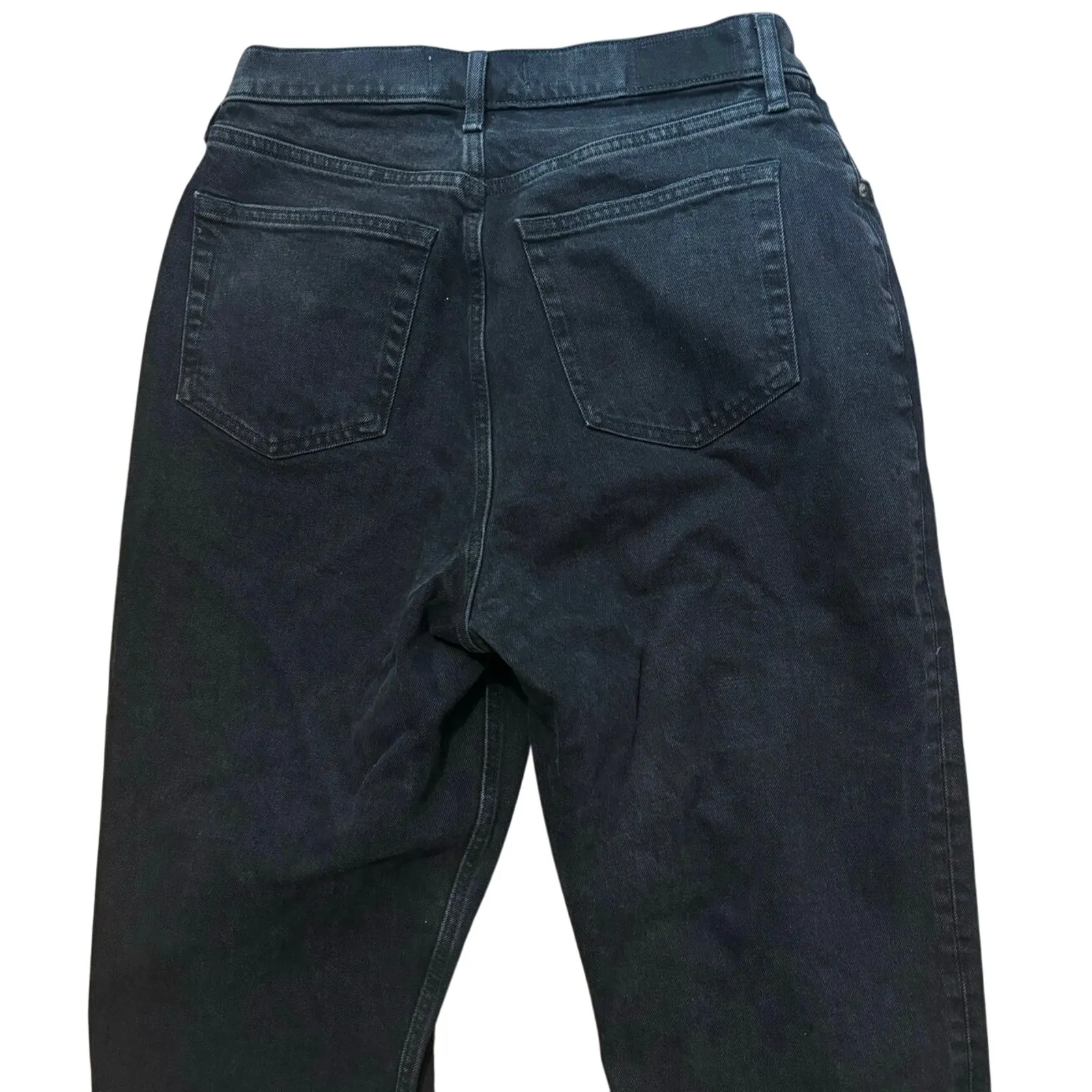 Abercrombie & Fitch The Dad High Rise Curve Love Jean Black Size 8R/29 - Image 6