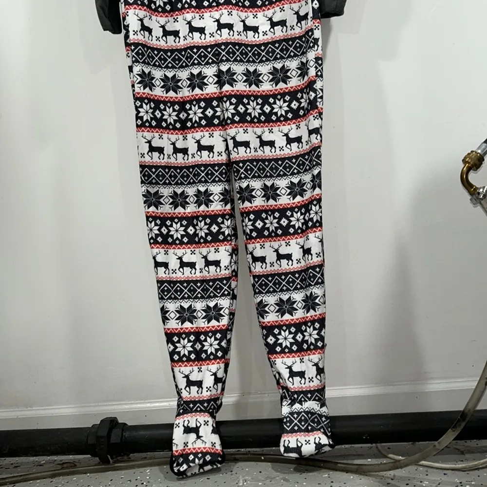 IFFEI Womans footed Pajamas White Size L - Image 3