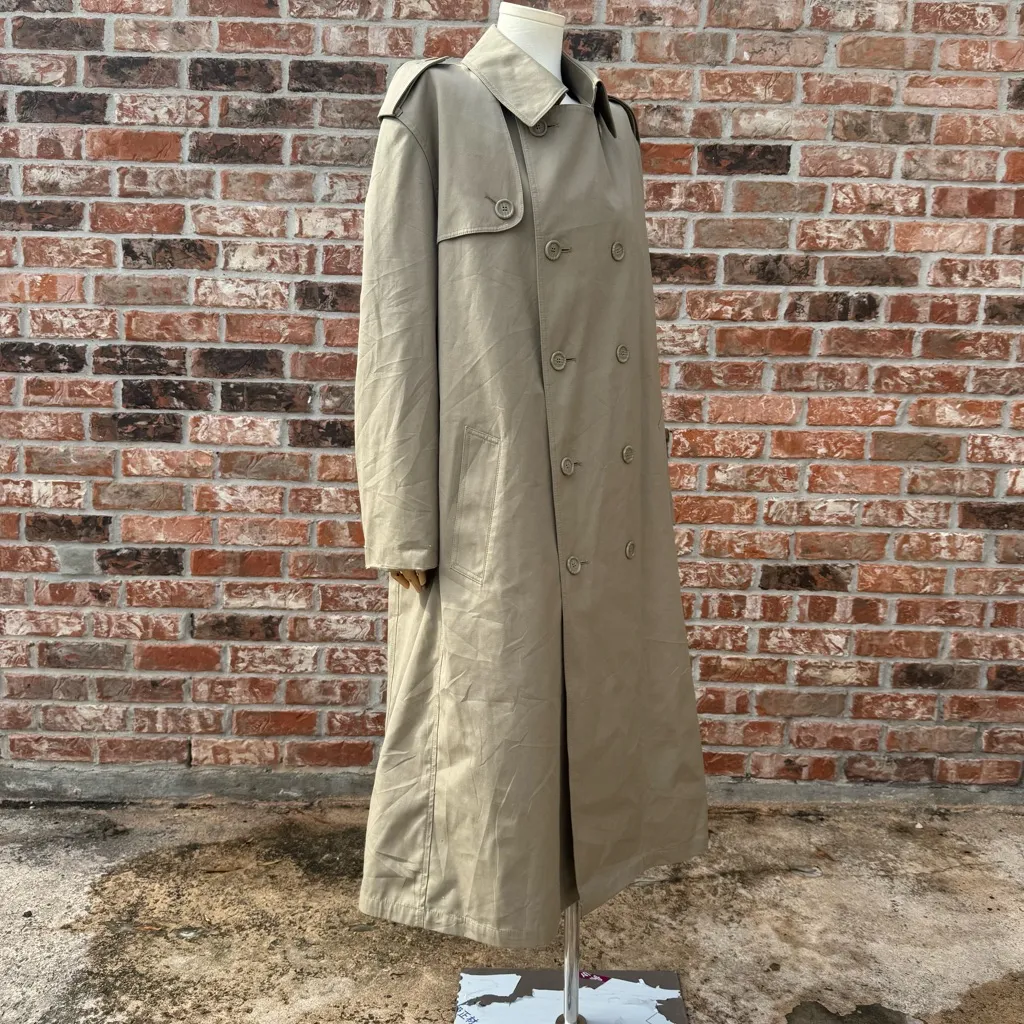 Oleg Cassini vintage heavy duty khaki peacoat / M (40 EU) / Excellent condition* - Image 8