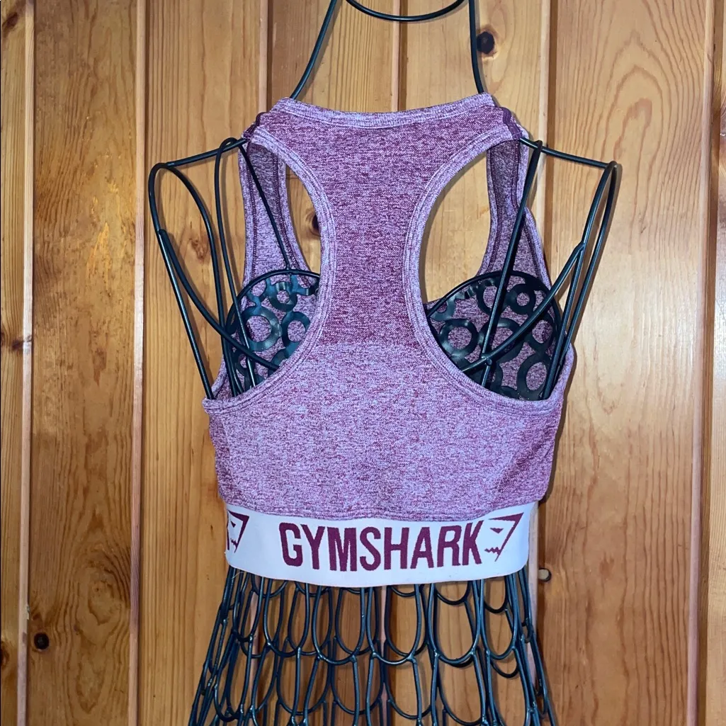 Gymshark Women's Pink Sports Bra sports wear workout clothing size small - Image 3