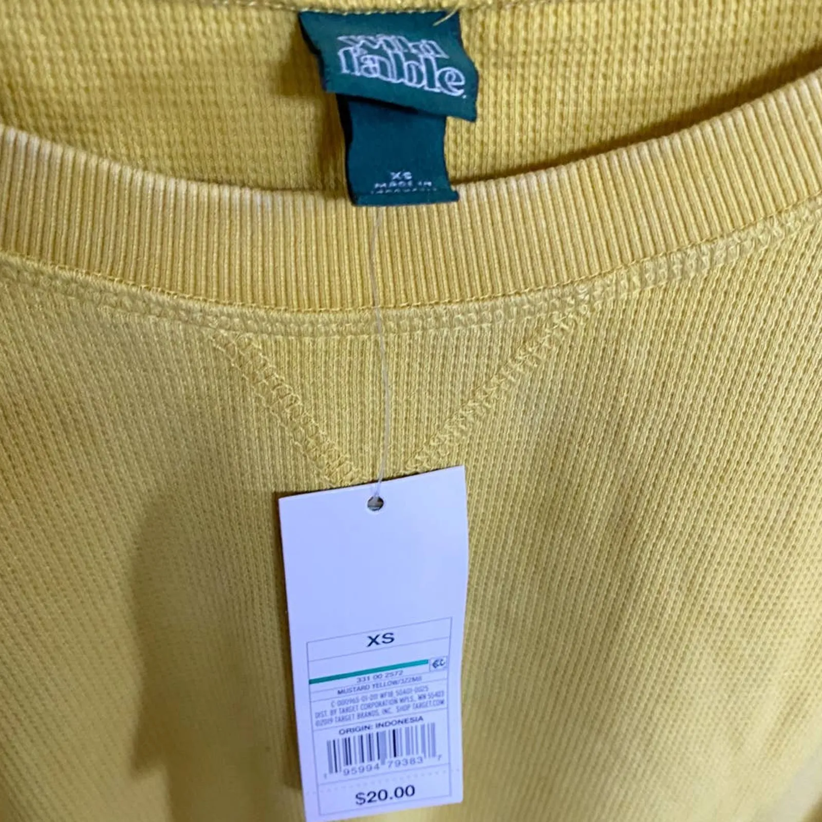 Wild Fable Mustard Yellow Long Sleeve Shirt SZ XS‎ NWT - Image 11