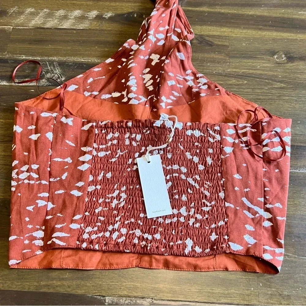 Heartloom Jolie Halter Top Printed Crop Cropped - Image 4