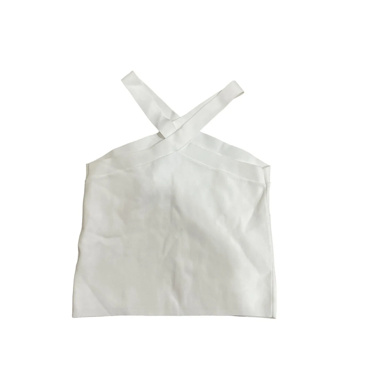 J‎ Crew NWT Fitted Halterneck Sweater-Tank in Supersculpt Yarn Size Large - Image 6