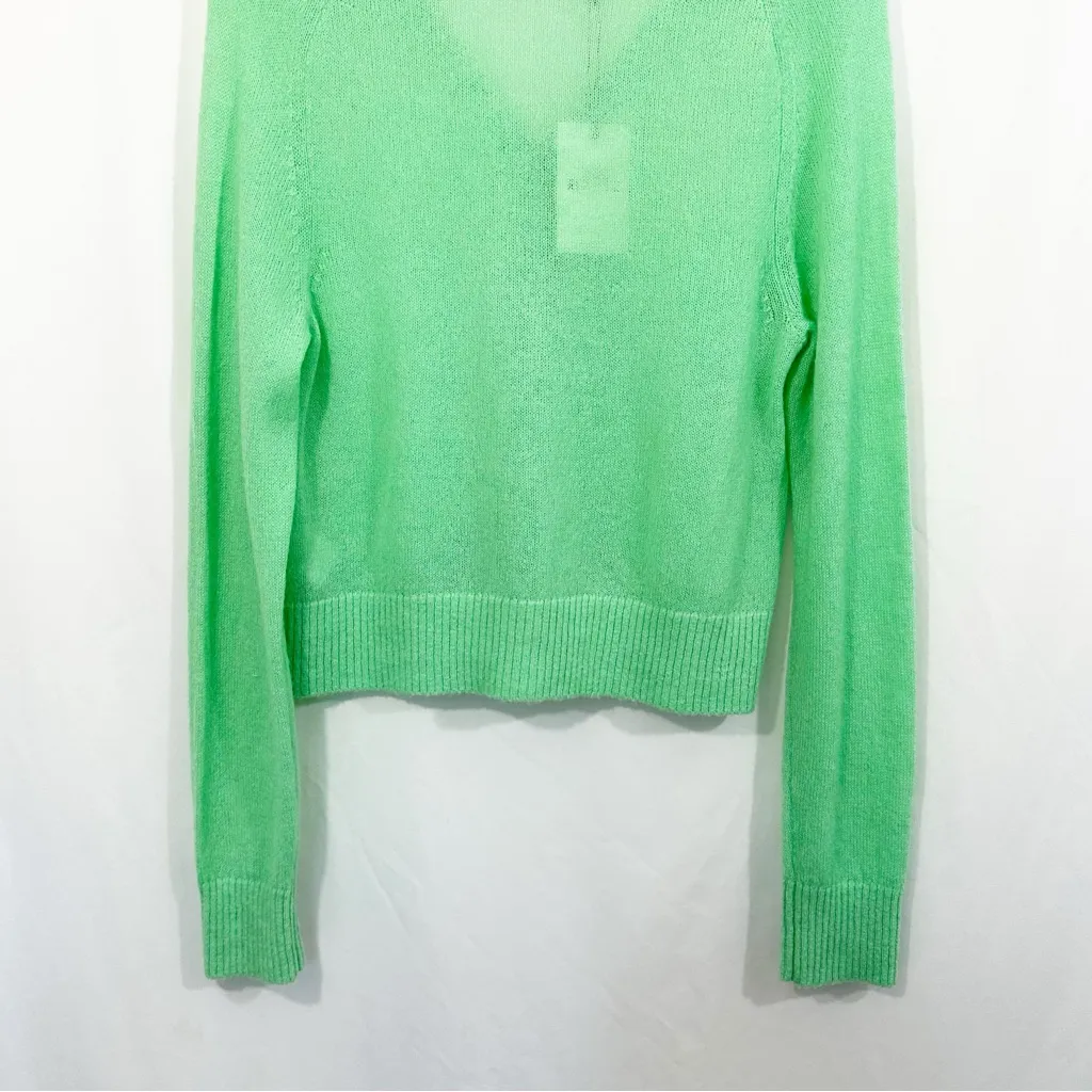 NWT RE/DONE 60S Wool Alpaca Knit Button Down Cardigan Sweater in Spearmint - Image 7