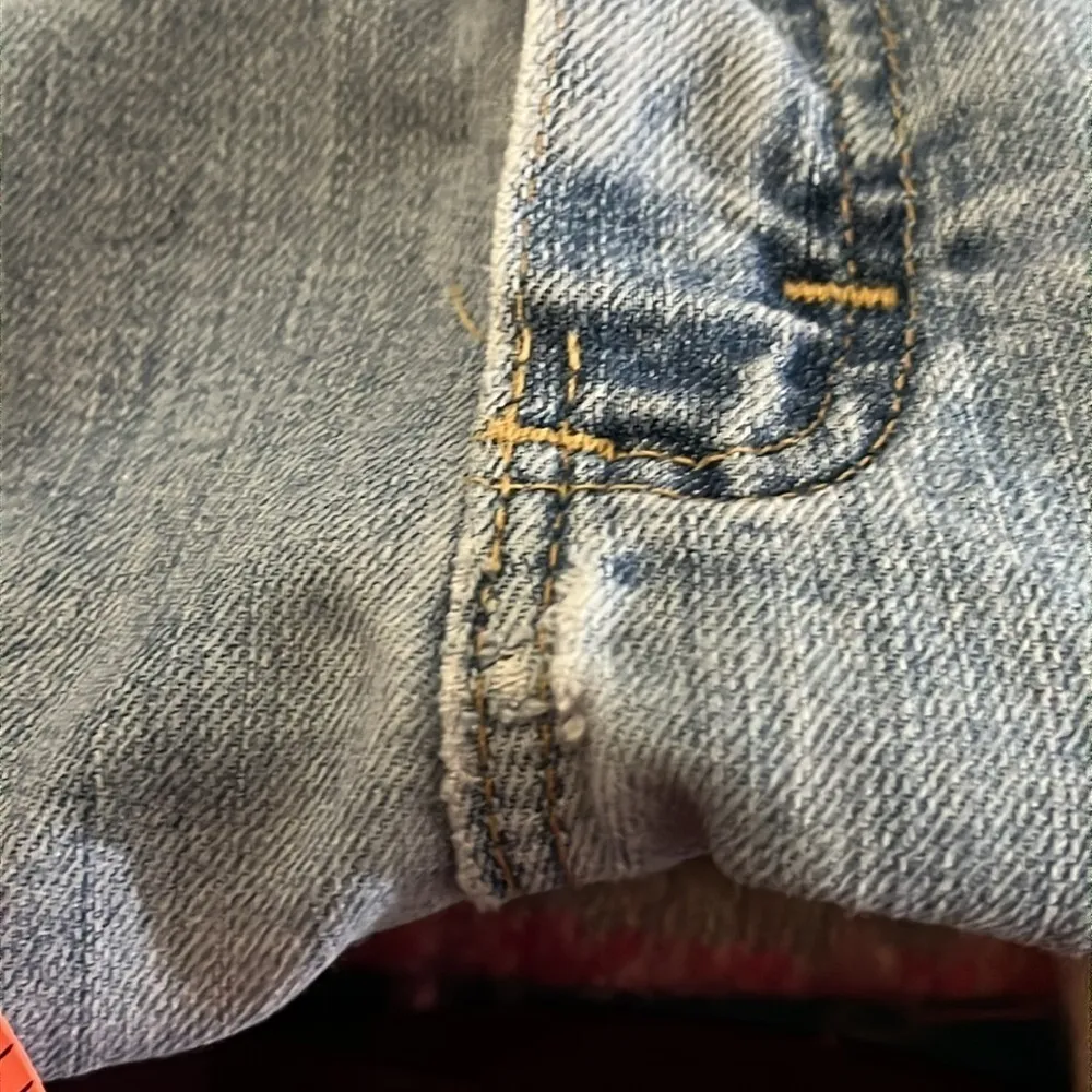 Lee Relaxed Fit High Rise Straight Leg Jeans Light Wash Indigo 14 Medium - Image 8