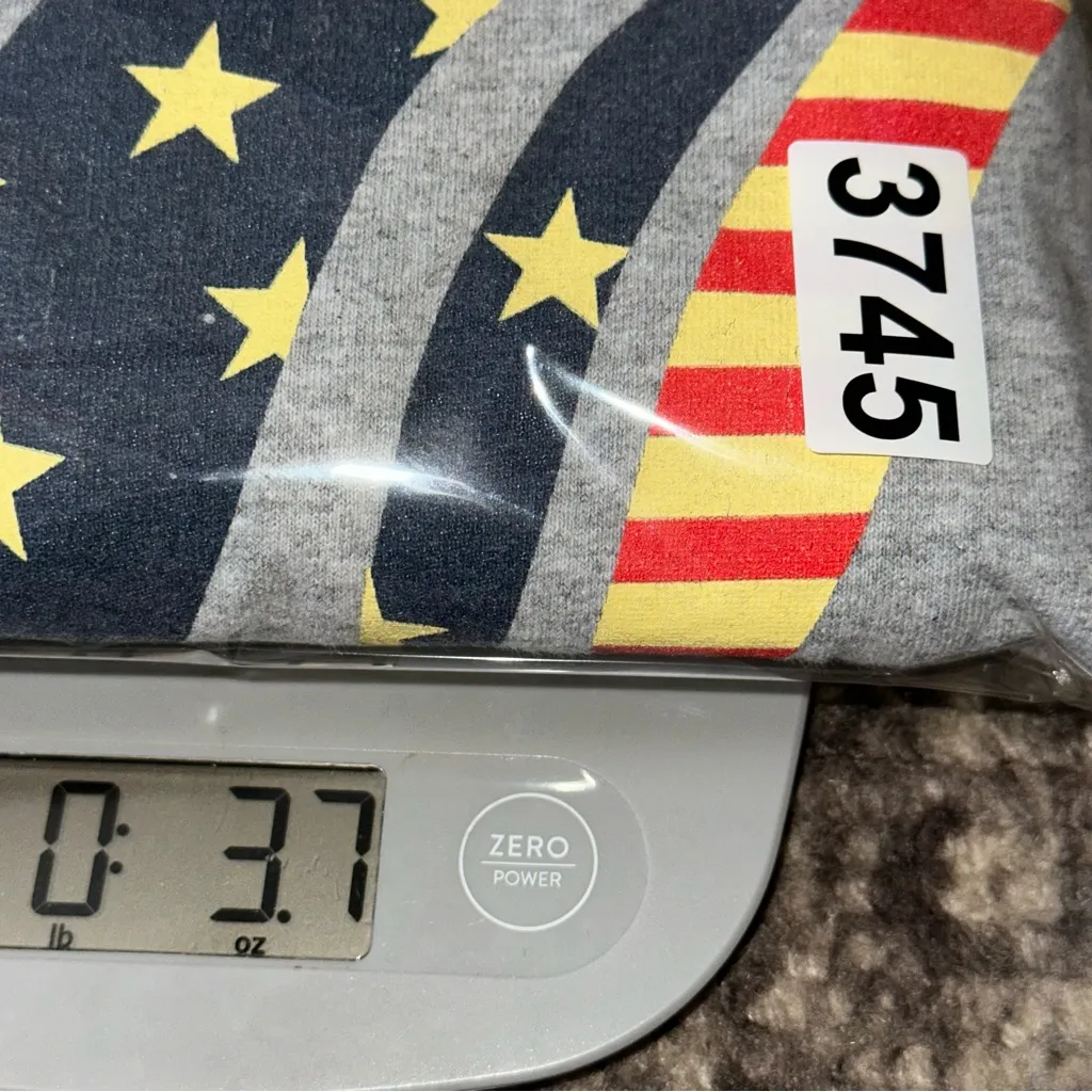 Rolling Stones Size S Heather Gray Blue 2005 2006 US Tour Raglan Sleeve T-Shirt - Image 5