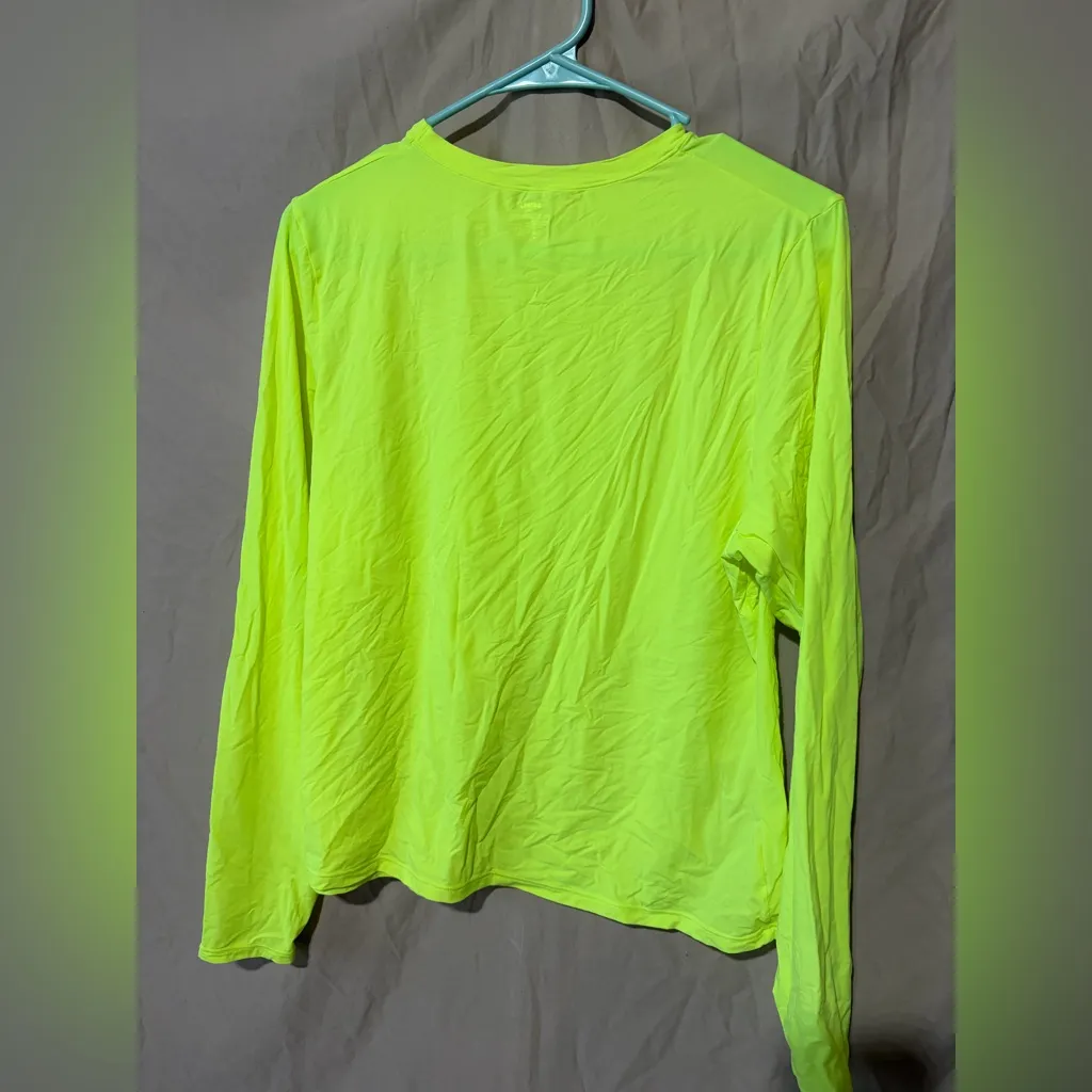 Skims neon yellow long sleeve - Image 3
