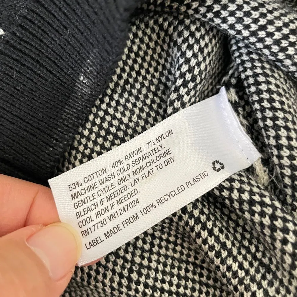 Future Collective Target Gingham Check Knit Crop Top + Biker Shorts (Small) Black - Image 7